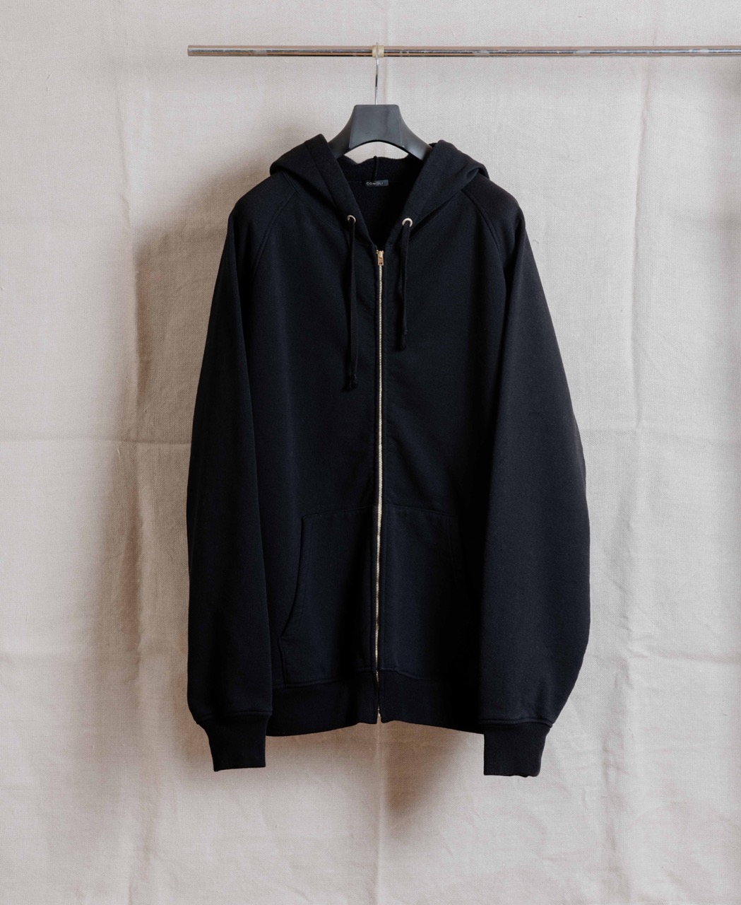 コットン裏毛 ジップパーカ